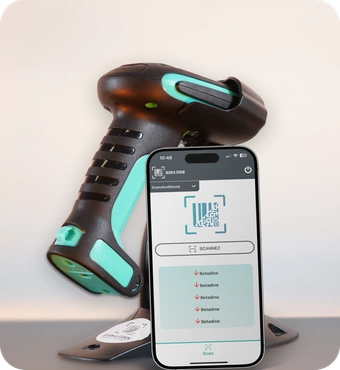 douchette et application Scan&Stock